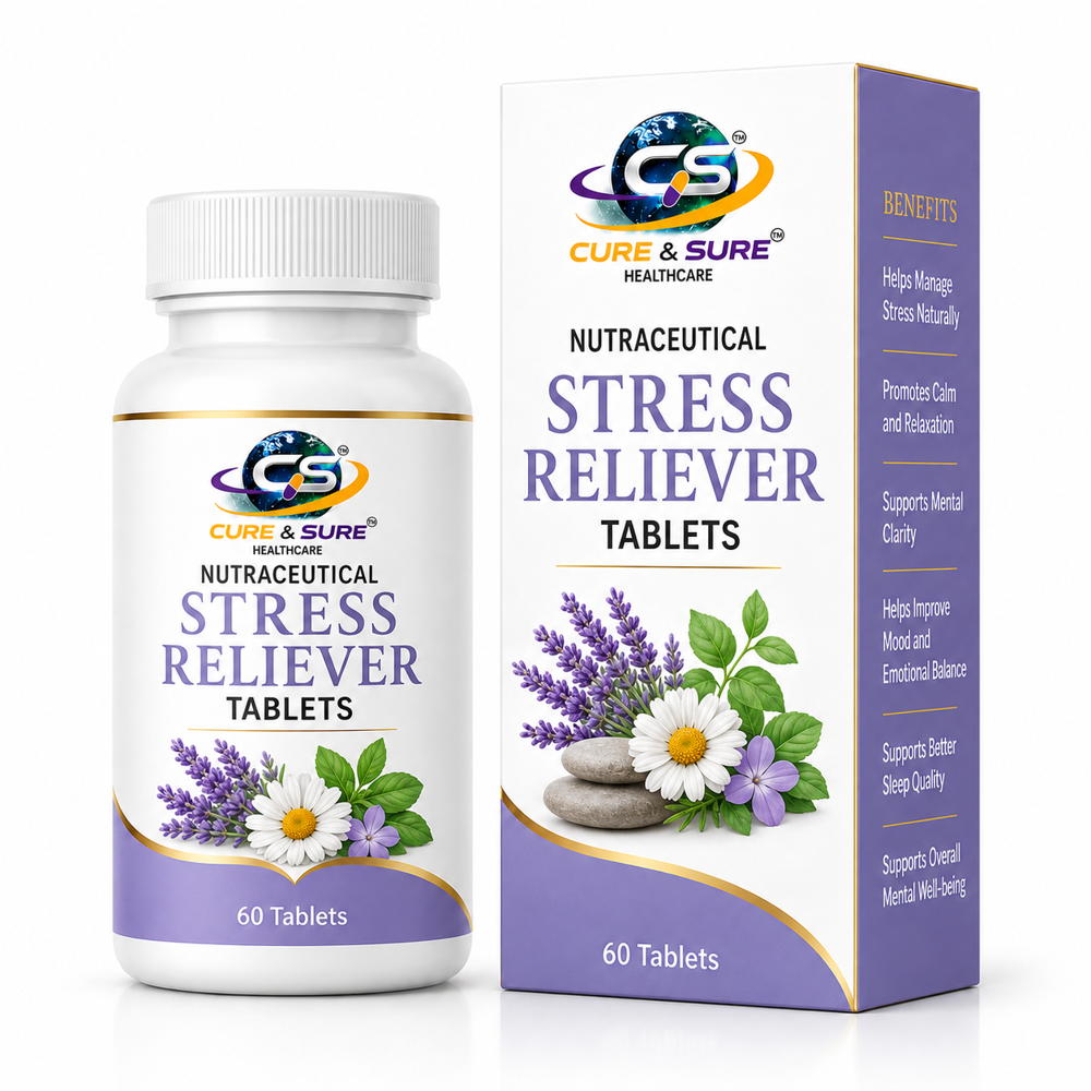 Nutraceuticals Stress Reliever Tablets Third Party Manufacturing
