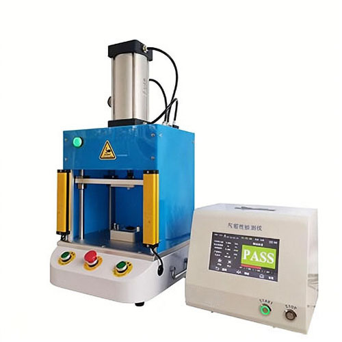 Automotive Camera Air Tightness Testing Instrument - Aluminum Alloy, 390mm Height, 0-1000mbar Range | PLC Automation, Touchscreen Control, Auto Calibration, USB Data Export, Pass/Fail Alarm