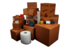 Corrugated Packaging Material - Corrugated Brown, Rectangular & Square, Matte Finish | Flap Closure, Custom Branding, Recyclable, Durable