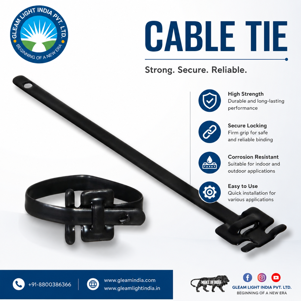 Pvc Coated Ss Cable Tie - Stainless Steel With Pvc Coating, Black Color | Durable Uv And Chemical Resistant, Self-locking For Adjustable Fastening