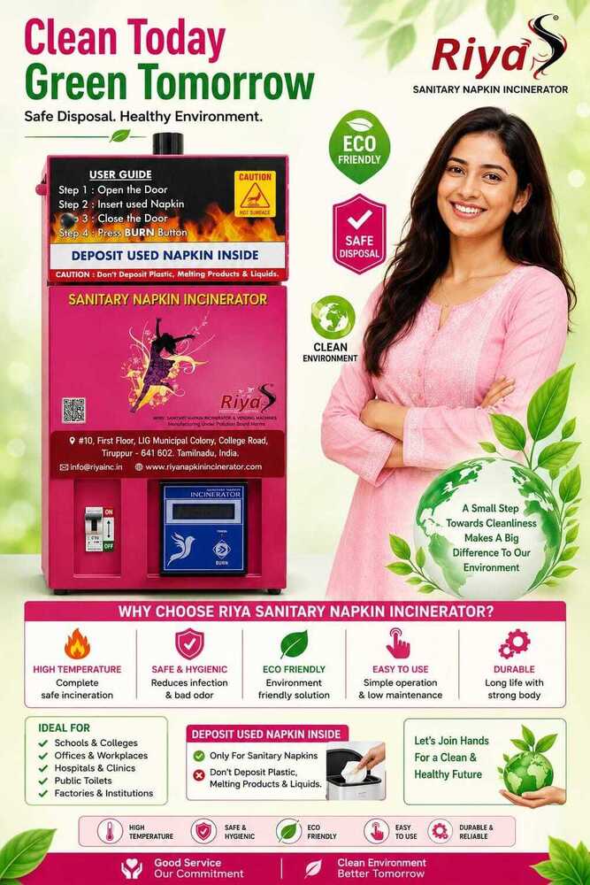 Napkin Incinerator In Tiruppur