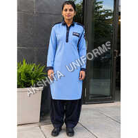 Women Security Guard Dress Sky Blue