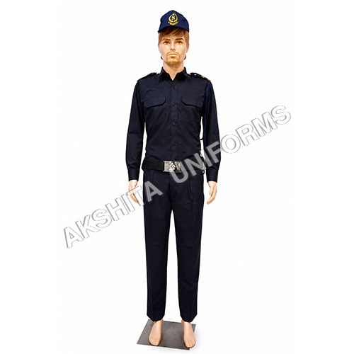 Security Guard Uniform Set Black