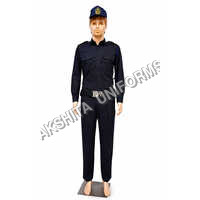 Security Guard Uniform Set Black