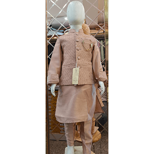 Kids Indo Kurta Pajama With Cotty