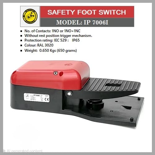 FOOT OPERATED SWITCH