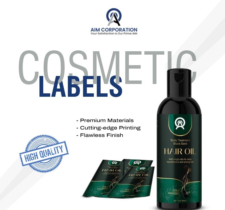Cosmetic Labels - Color: Multicolor