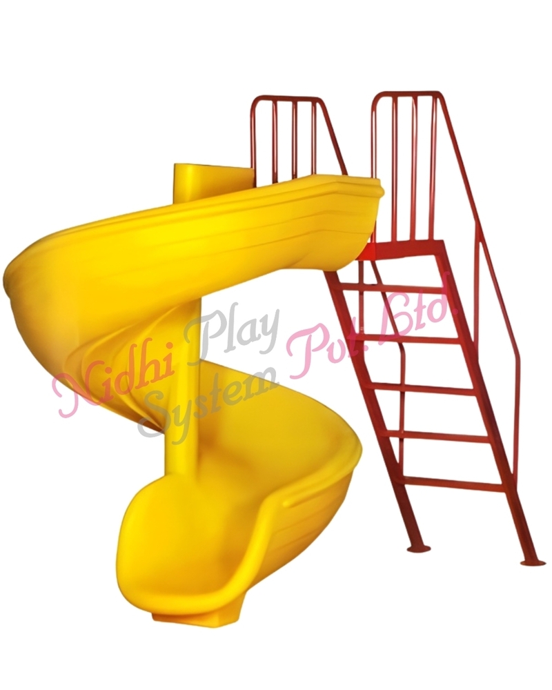 Outdoor Spiral Slide Playground Equipment