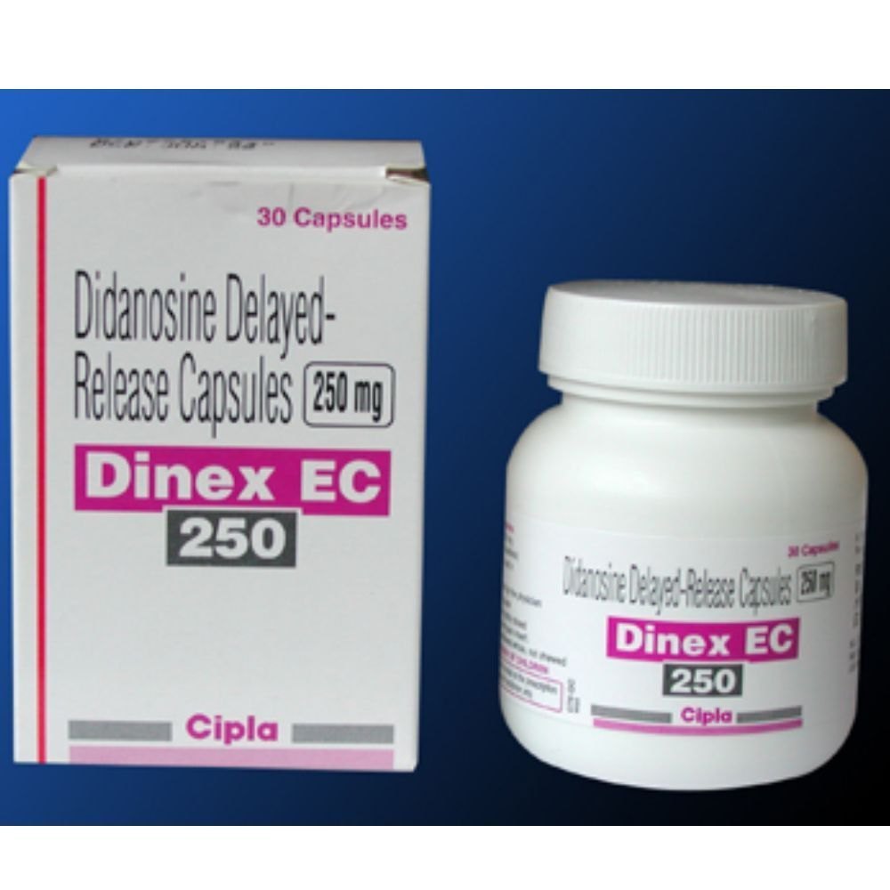 Dinex EC 250 Didanosine Capsule