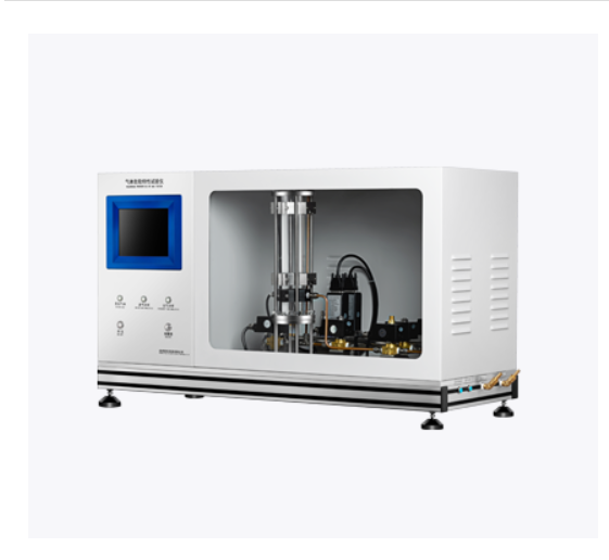 Gas Hazard Characteristics Tester - Stainless Steel, 800x350x400 mm, White/Gray with Blue Accent | Automatic Digital Control, 7-inch LCD Touchscreen, Electrochemical & Infrared Sensors, Safety Alarms, USB/RS232 Interface