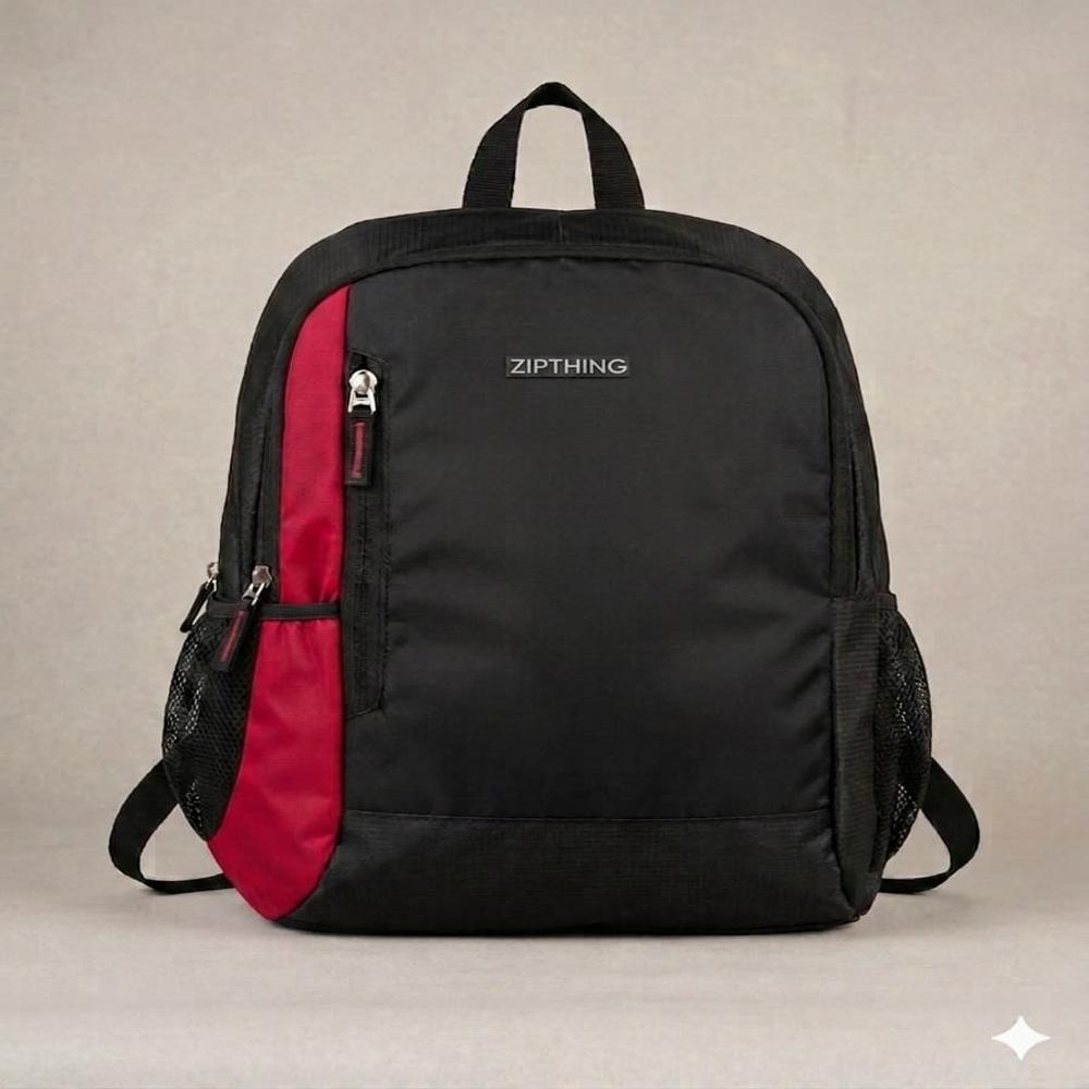 Black Nylon School Bags