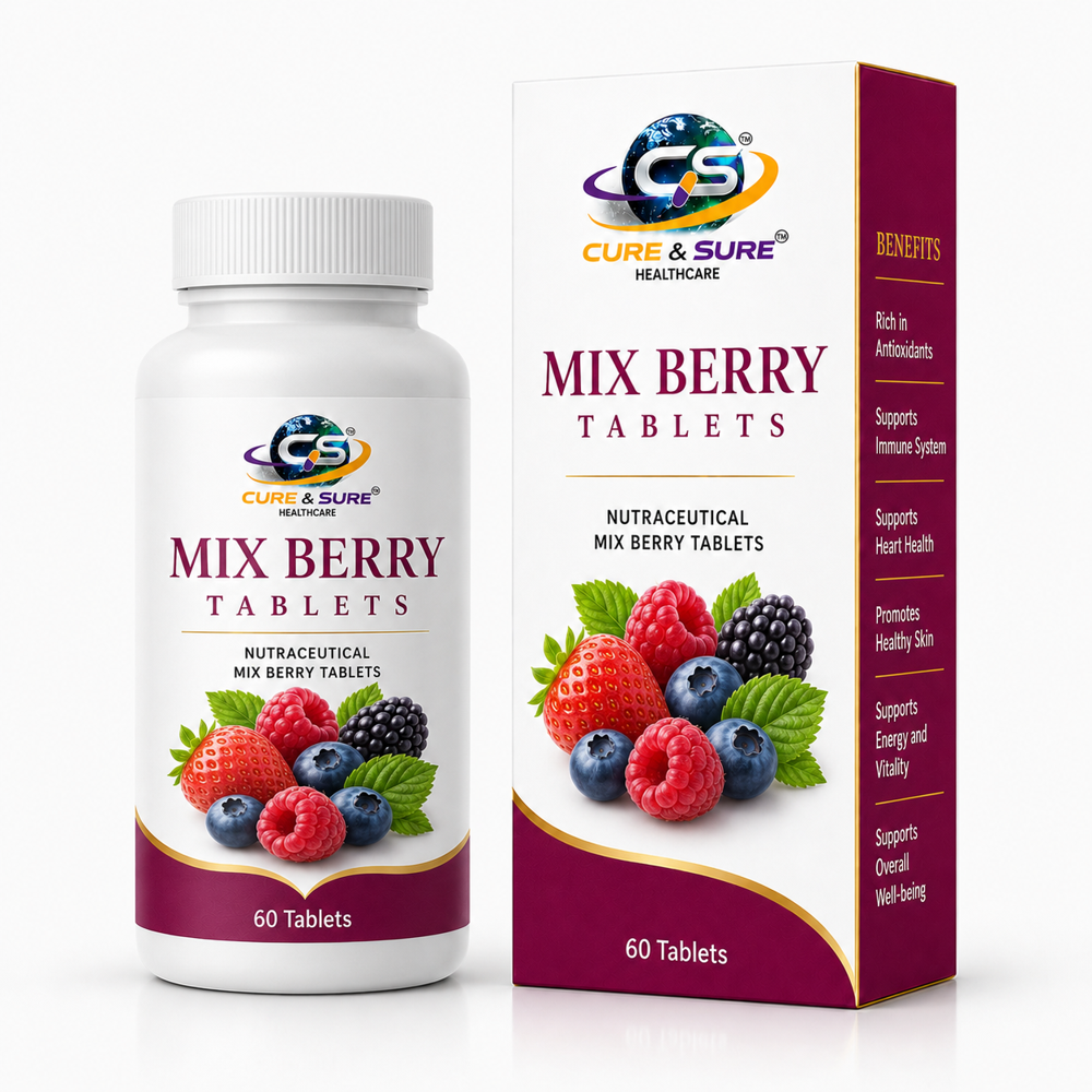 Nutraceuticals Mix Berry Tablets Third Party Manufacturing