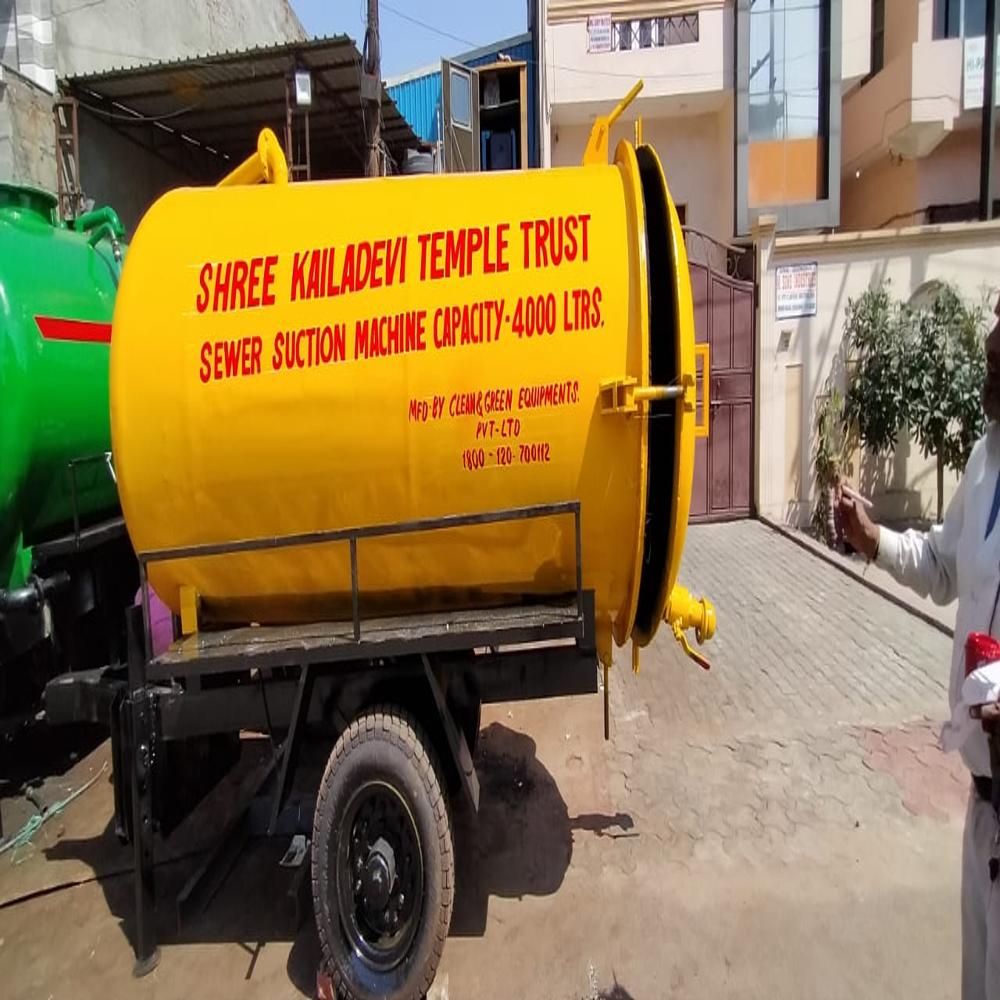 Trailer Chassis Mounted Septic Tank Cleaning Machine