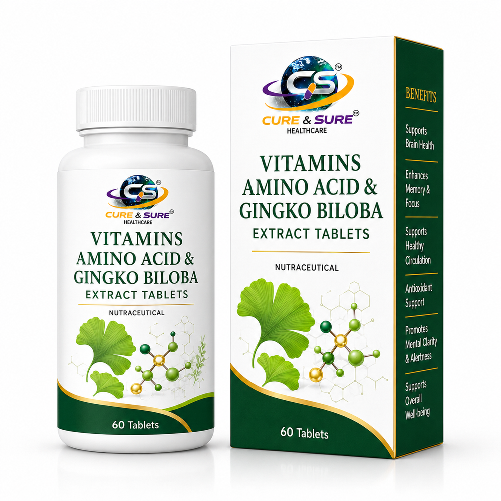 Nutraceutical Vitamins , Amino And Gingko Biloba Extract Tablets Third Party Manufacturing