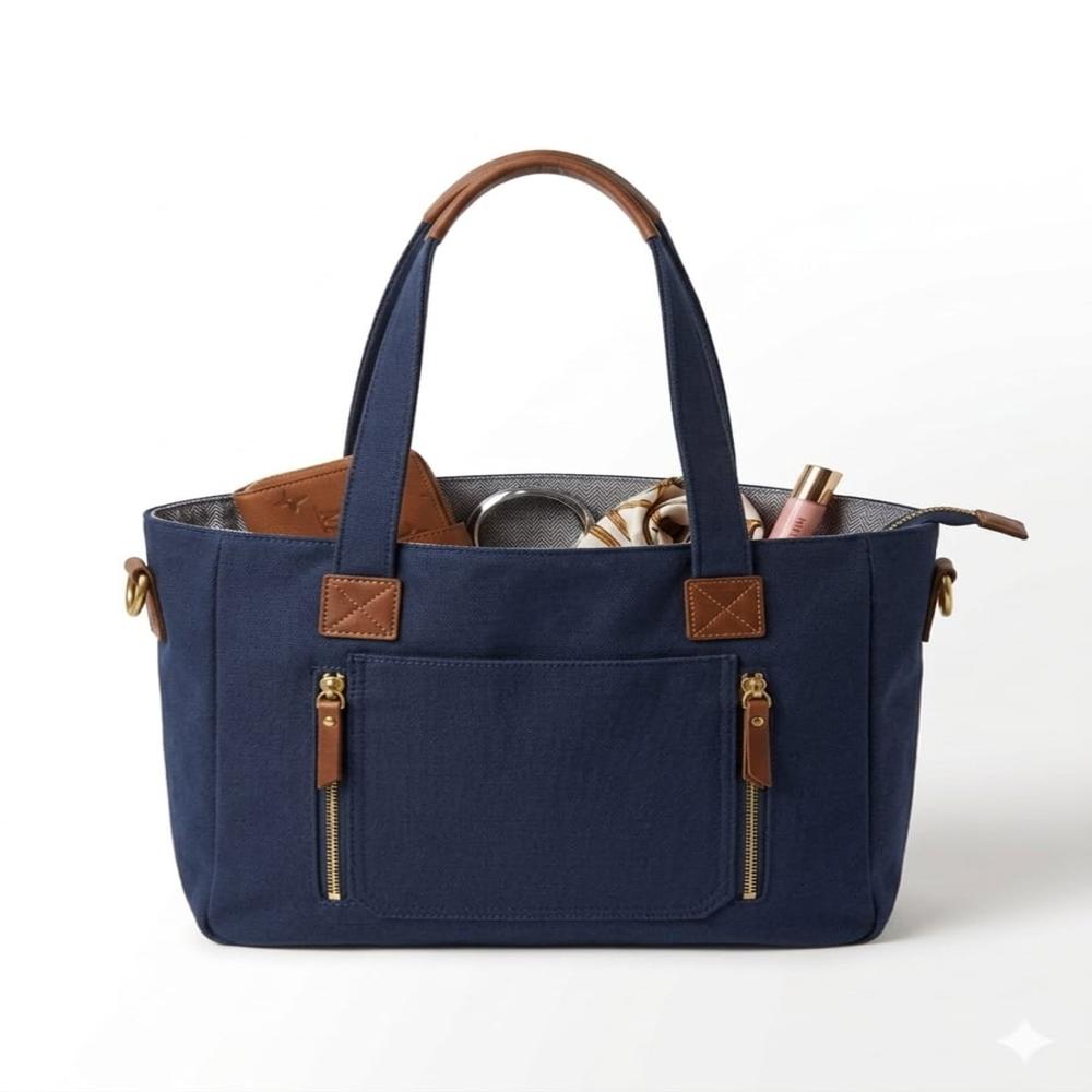 Canvas ladies  hand bag