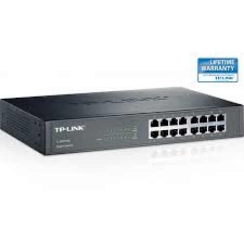 Tp Link Network Switch 16 Port Non POE