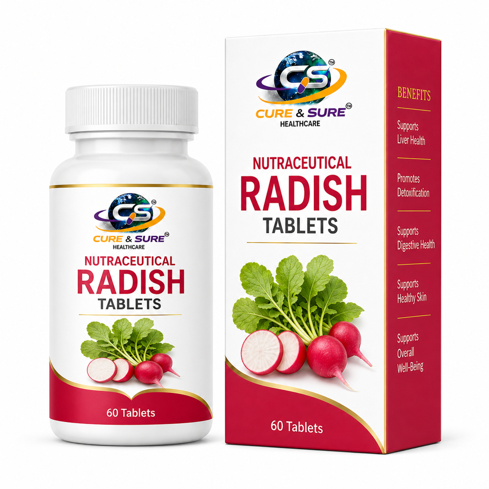 Nutraceutical Radish Tablets Third Party Manufacturing