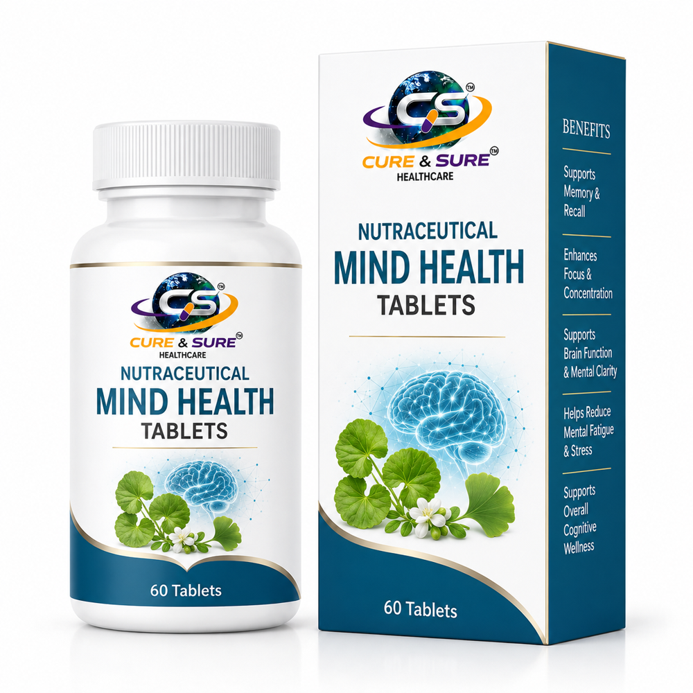 Nutraceuticals Mind Health Tablets Third Party Manufacturing