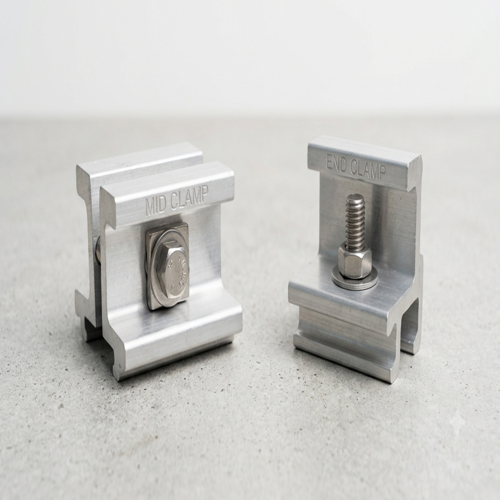 End Clamp/ Mid Clamp - Application: Industrial