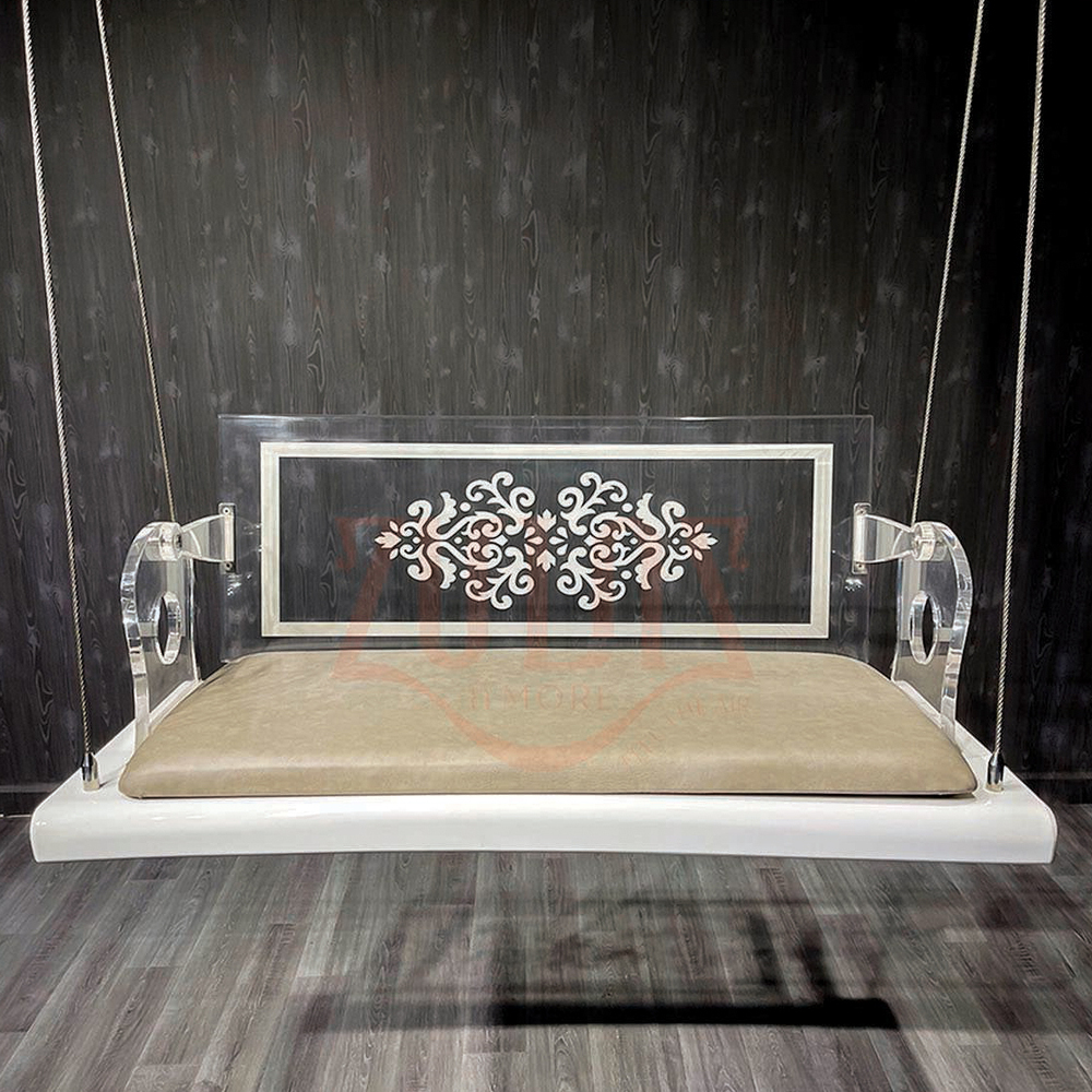 Reversible Acrylic Single Mold Swing With SS Rope