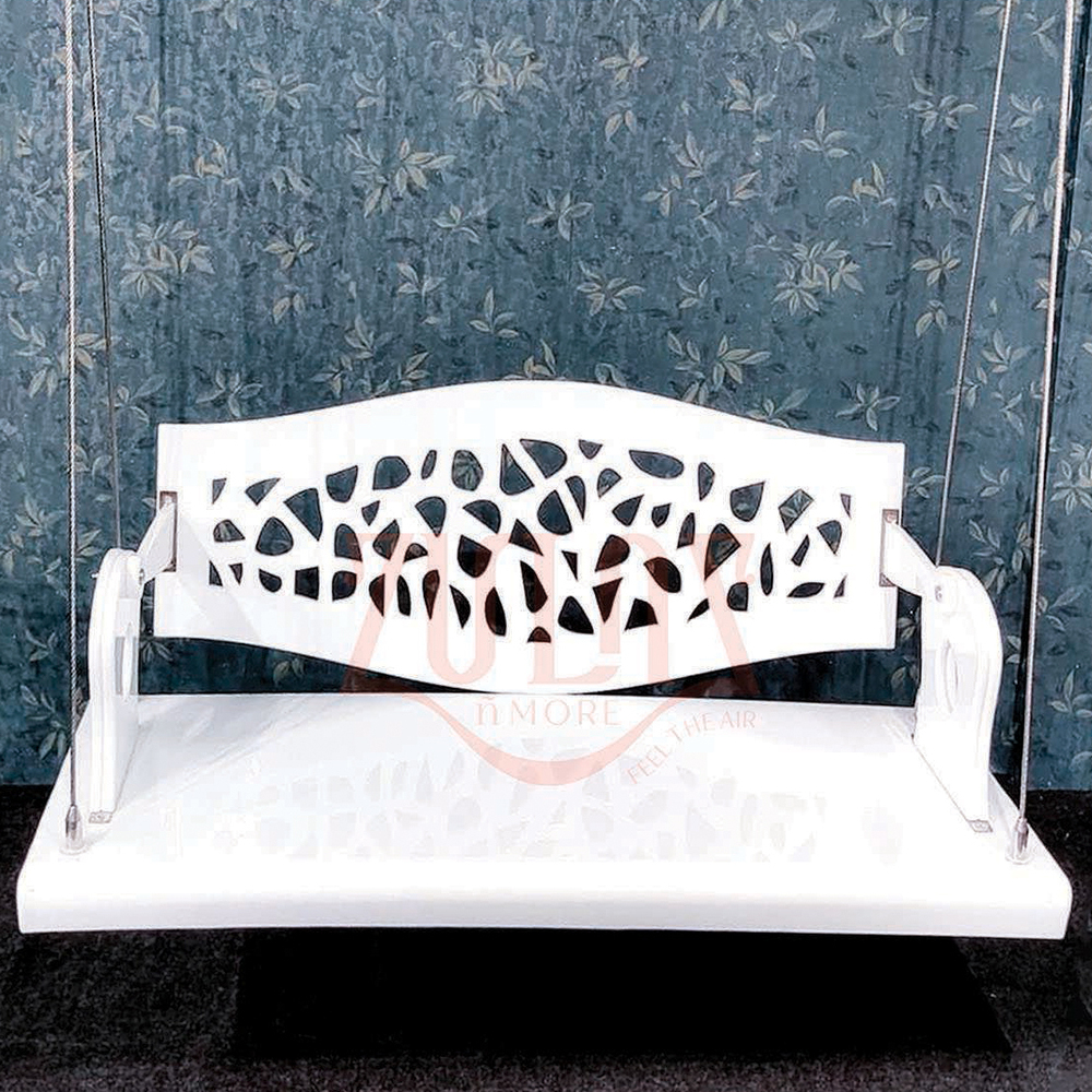 White Reversible Acrylic Single Mold Swing