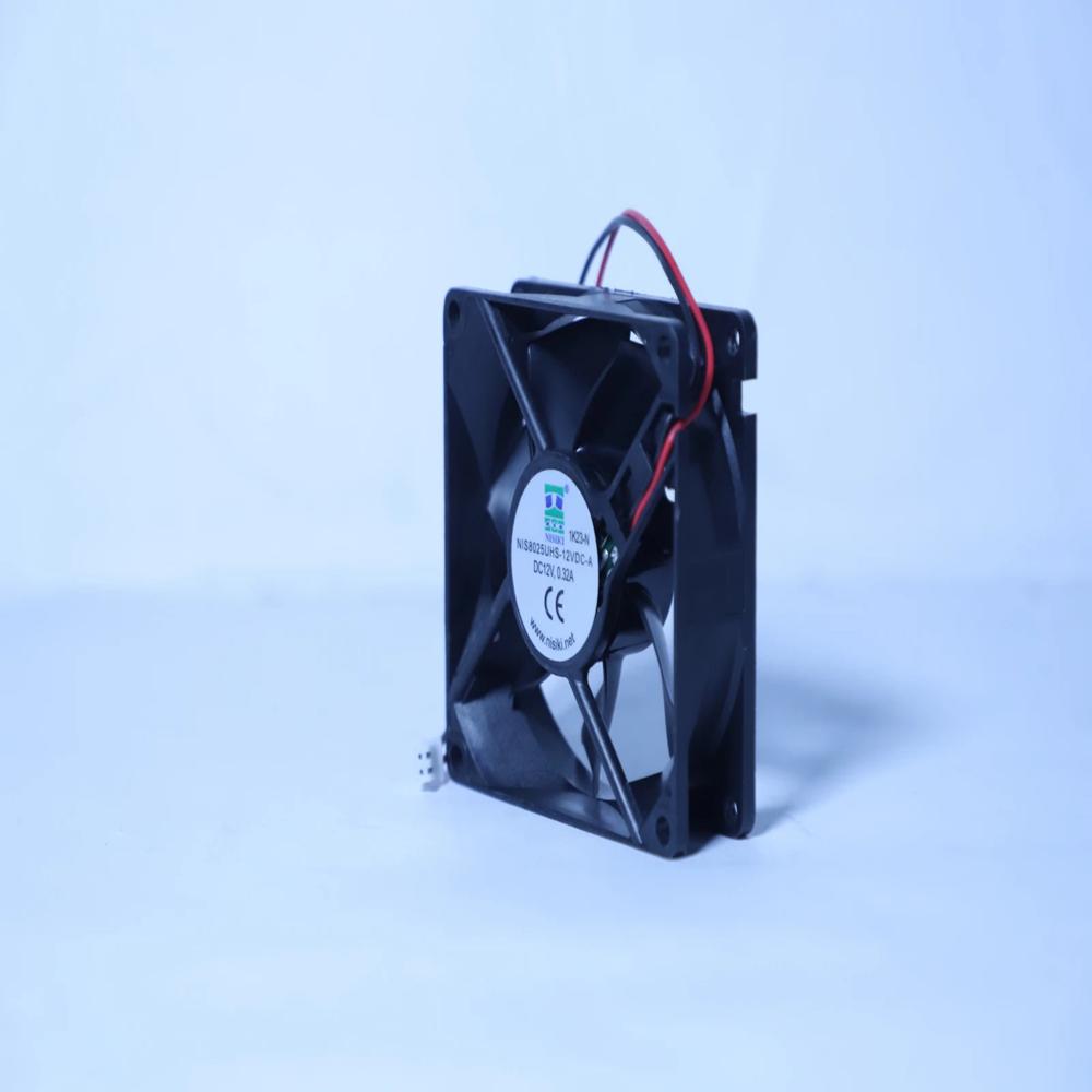 NISIKI NIS8025UHS-12VDC 12V DC 0.32A 8025mm Ball Bearing Industrial Axial Cooling Fan
