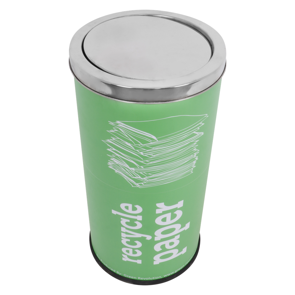 Color Coded SS Swing Waste Bin