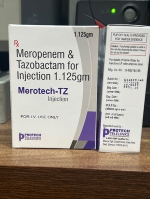 Merotech Tz 1.125 Gm - Dosage Form: As Per Doctors