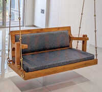Zm05 Wooden Swing With Ss Rope Chain