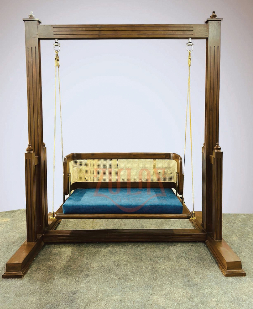 Indoor Wooden Reversible Swing With Stand