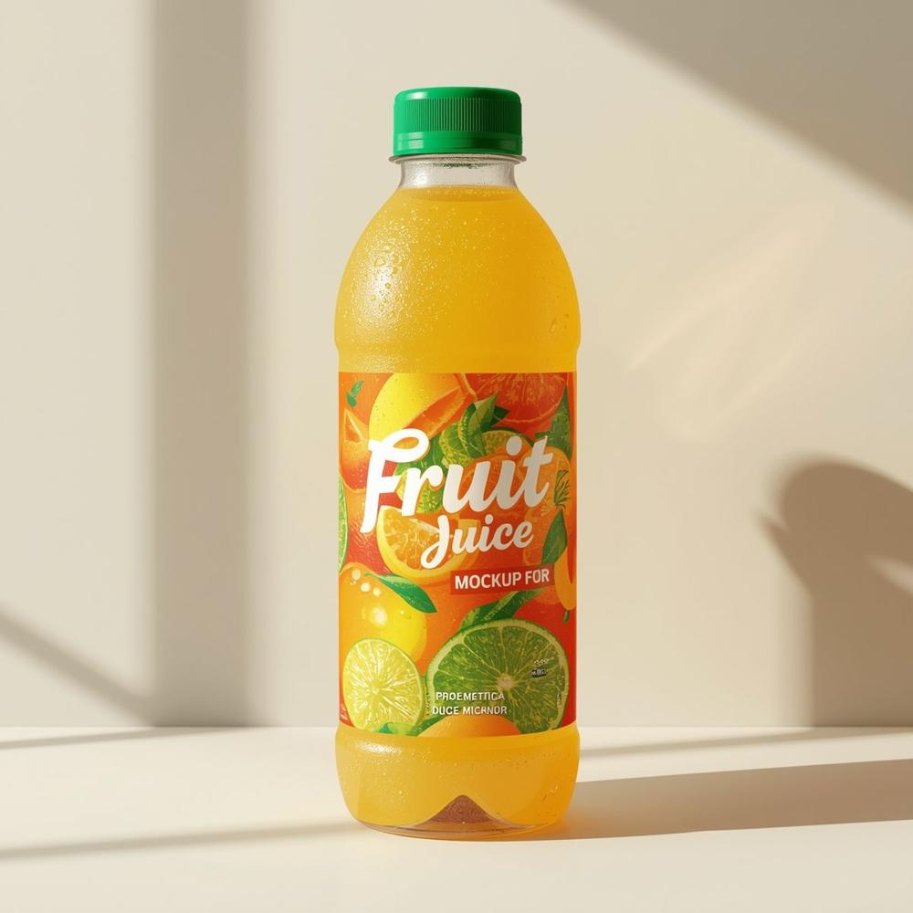 Juice Bottle Labels - Color: Multicolor