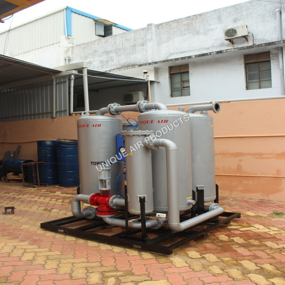 Regenerative Desiccant Compressed Air Dryers - Dimension (L*W*H): Customizable As Per Capacity (E.G. 1500 X 1000 X 1900 Mm For Standard Models)