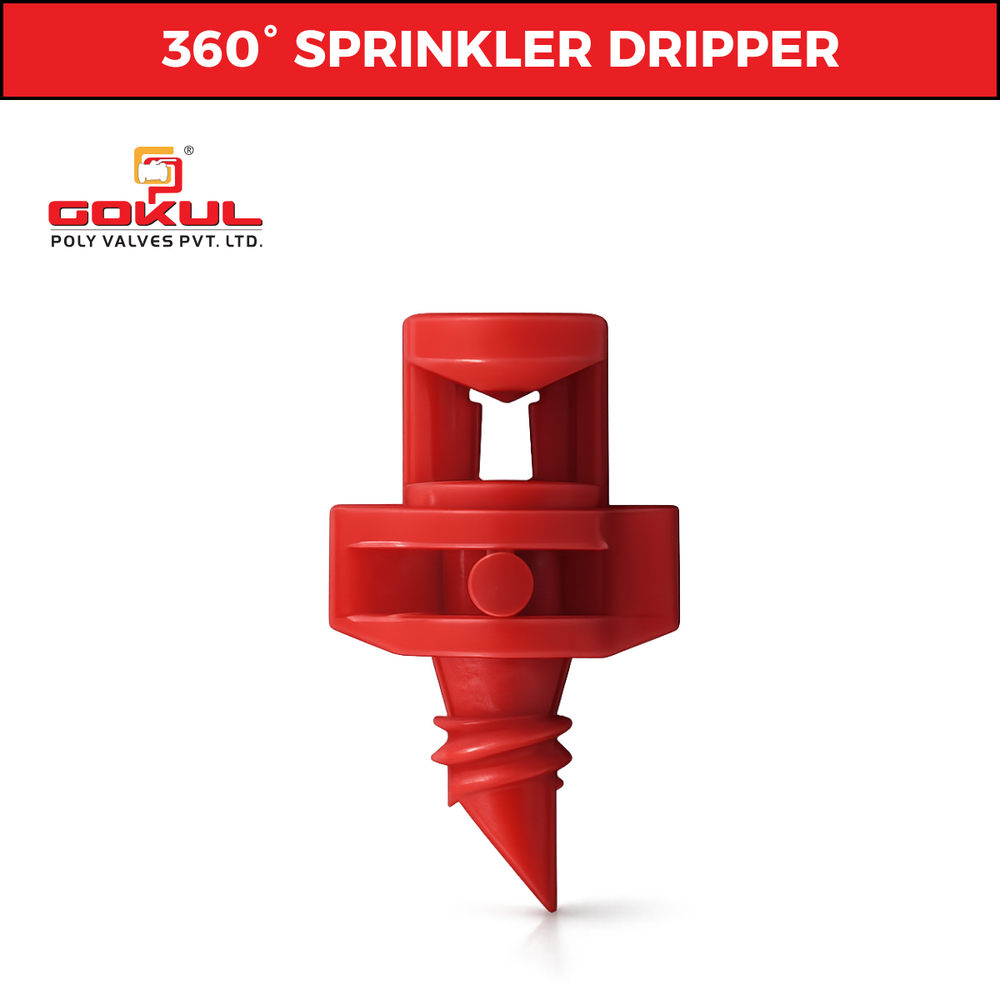 360-degree sprinkler dripper