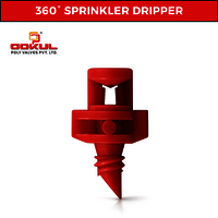 360 degree mist spray dripper
