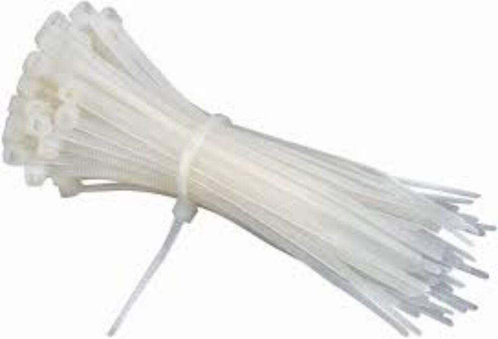 Nylon Cable Tie - Color: White/transparent