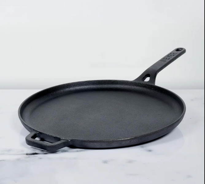 Meyer Pre-Seasoned Cast Iron Flat Dosa Tawa 28 cm
