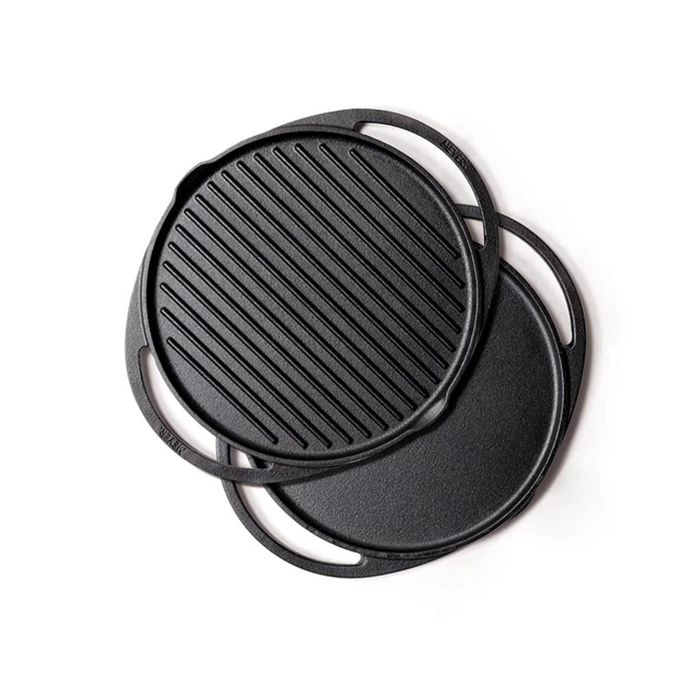 Meyer Pre-Seasoned Cast Iron 2 In 1 Grill - Color: Black