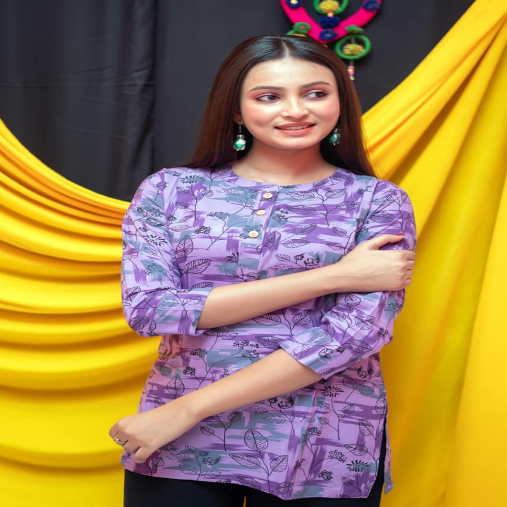 Rayon Short Kurti