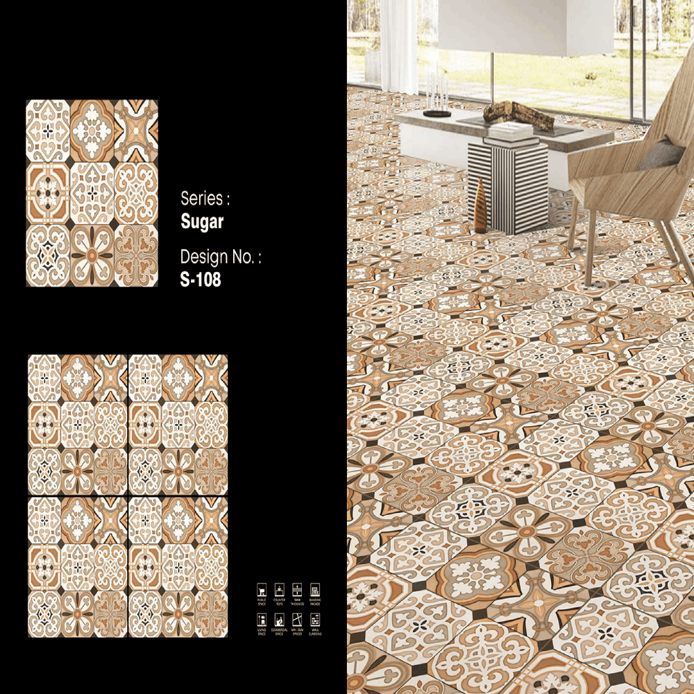 Decorative porcelain Tiles