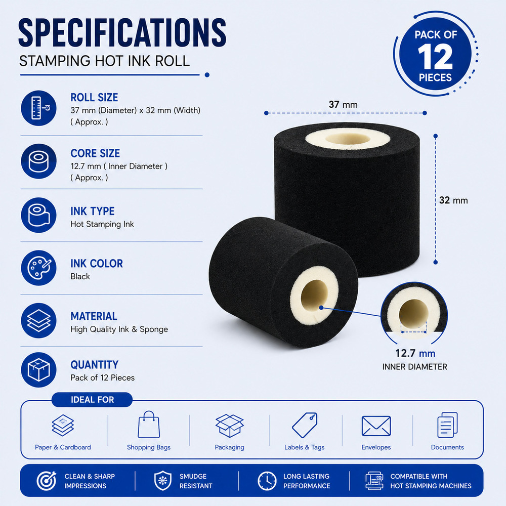 Stamping Hot Ink Roll