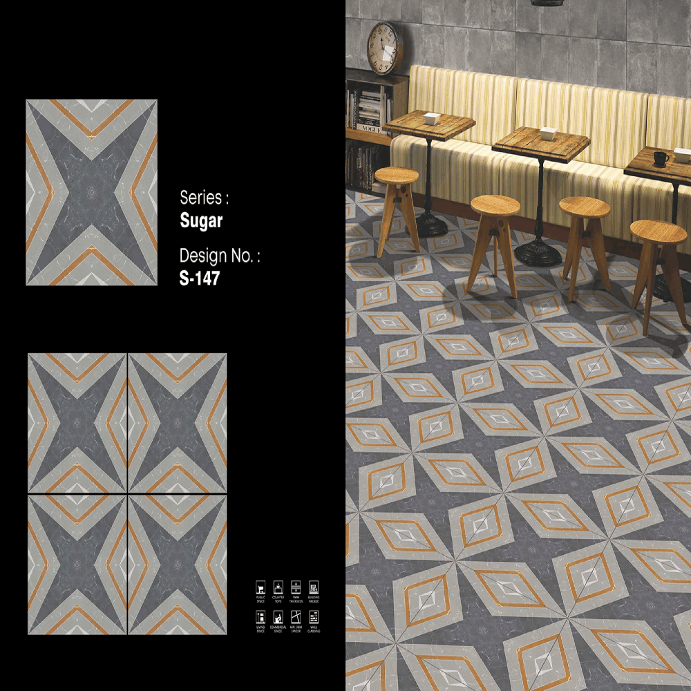 Stain Resistant Porcelain Tiles