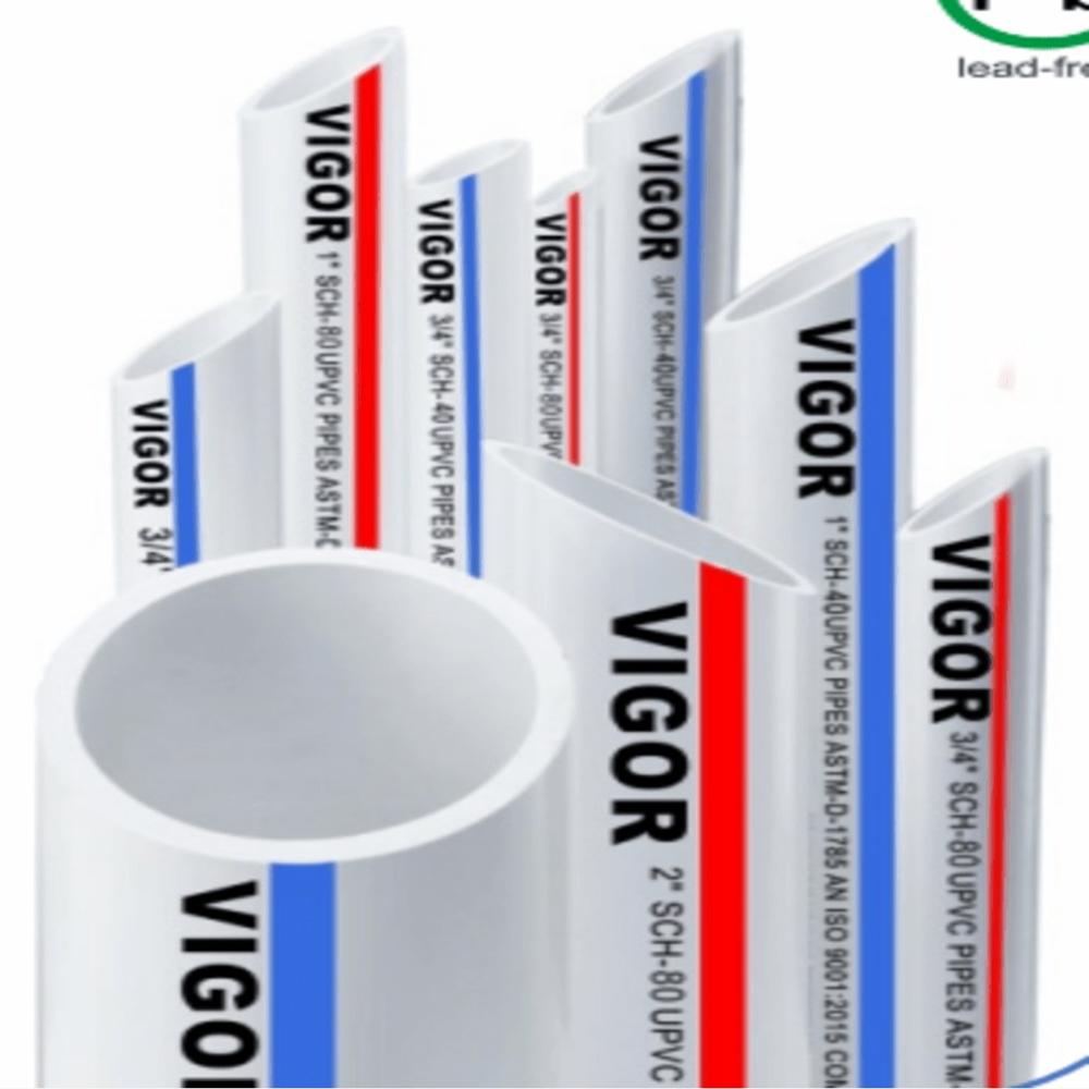 Sch-80 3 Meter Vigor Regular Upvc Pipe - Application: Plumibg