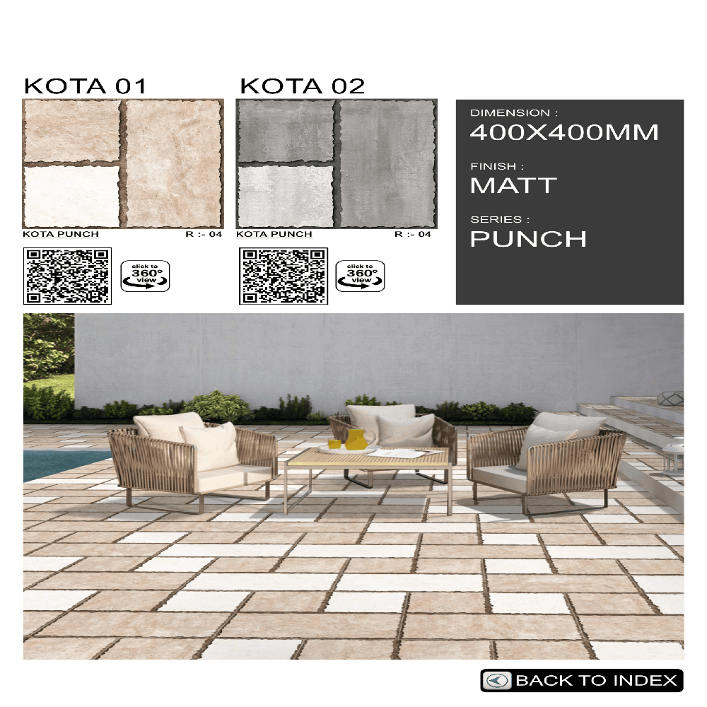 Rustic Parking Tiles