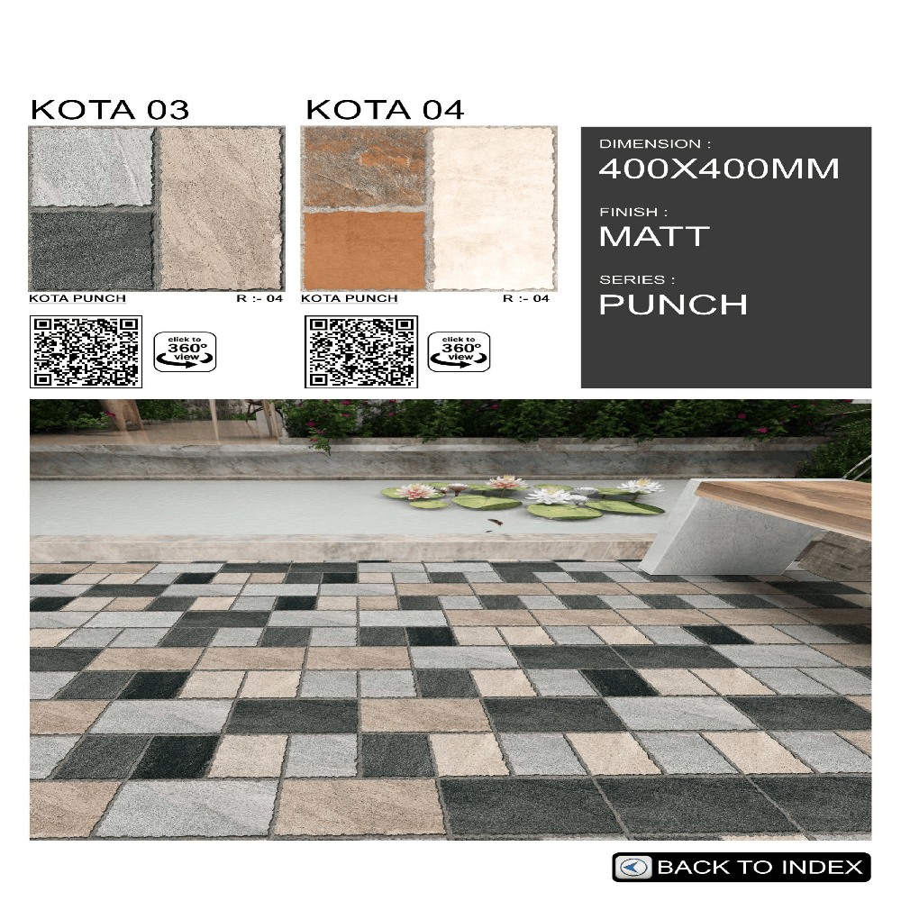 Rustic Parking Tiles