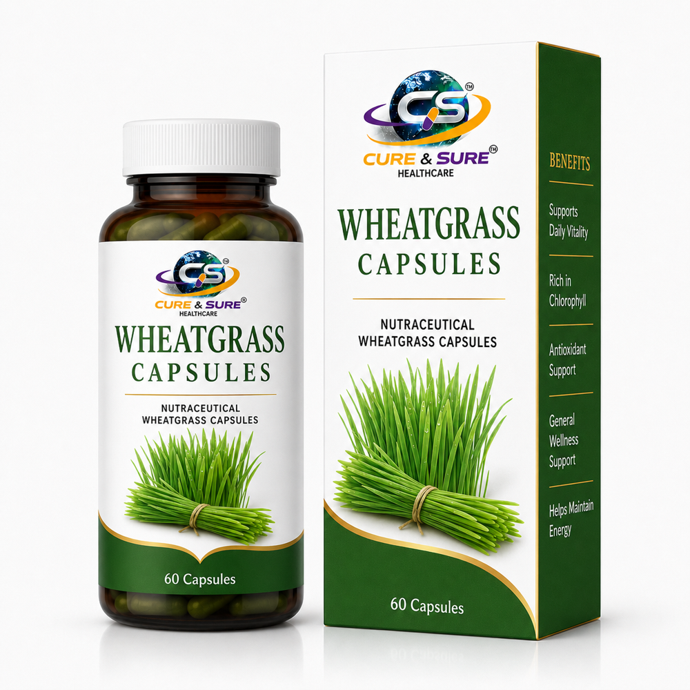 Nutraceutical Wheatgrass Capsules Third Party Manufacturing
