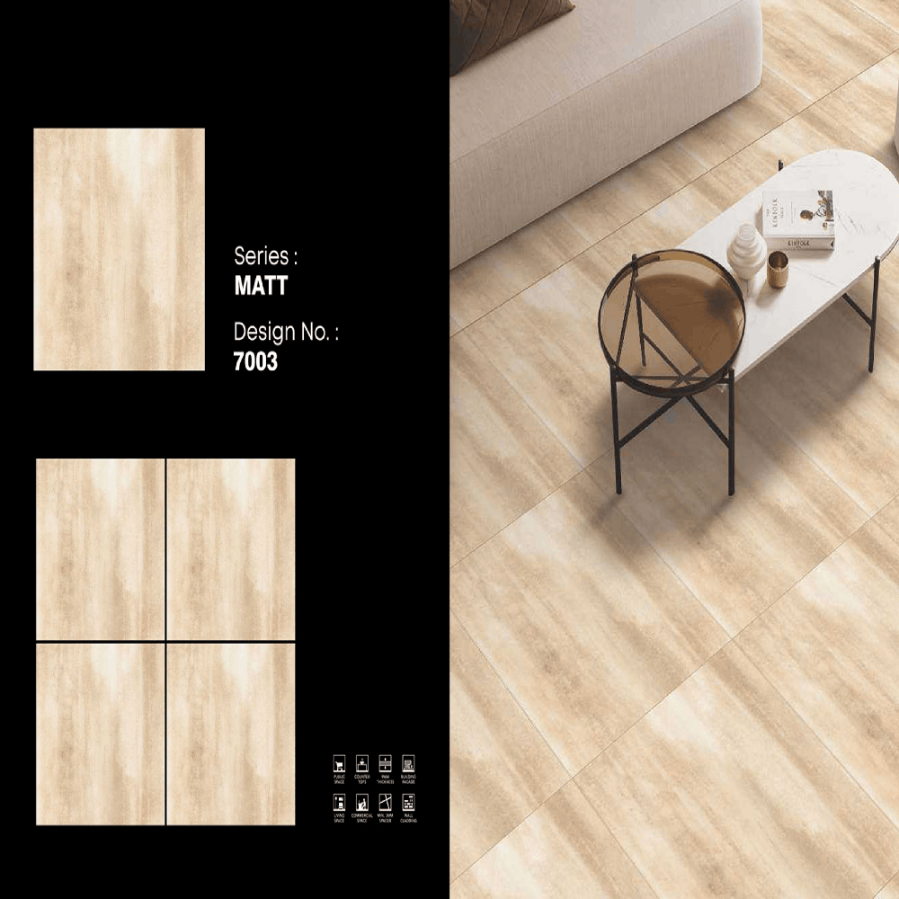 Porcelain Tile Range - Color: White