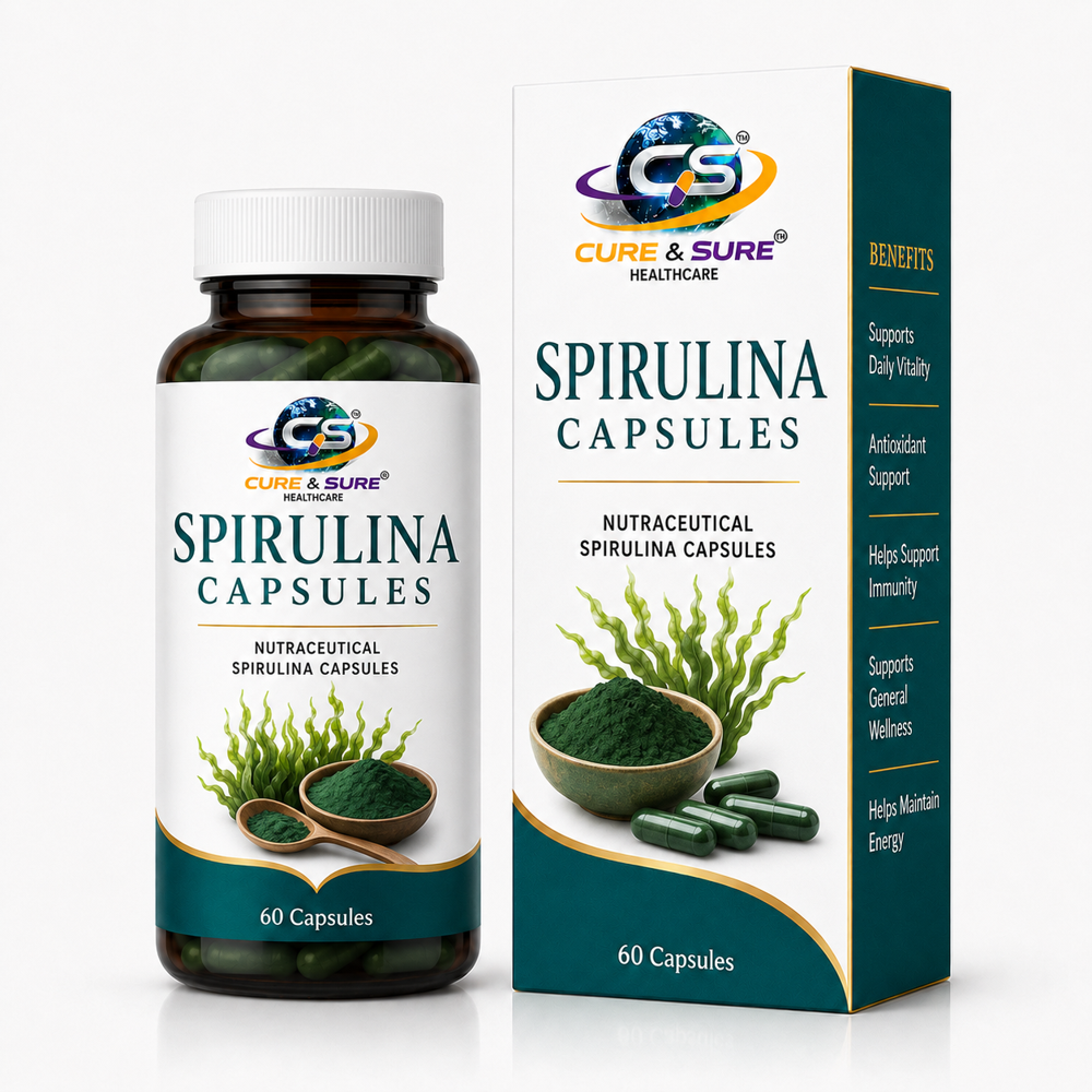 Nutraceutical Spirulina Capsules Third Party Manufacturing - Age Group: Adults