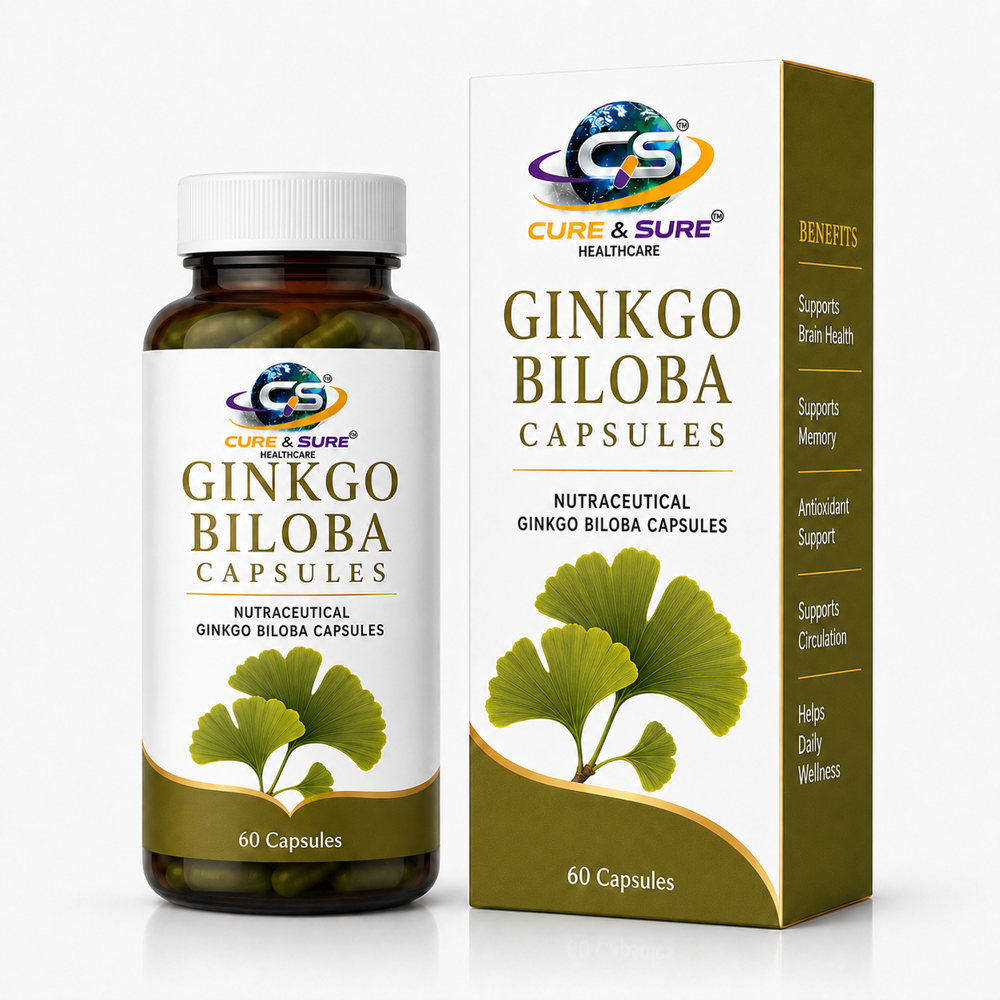 Nutraceutical Ginkgo Biloba Capsules Third Party Manufacturing - Age Group: Adults