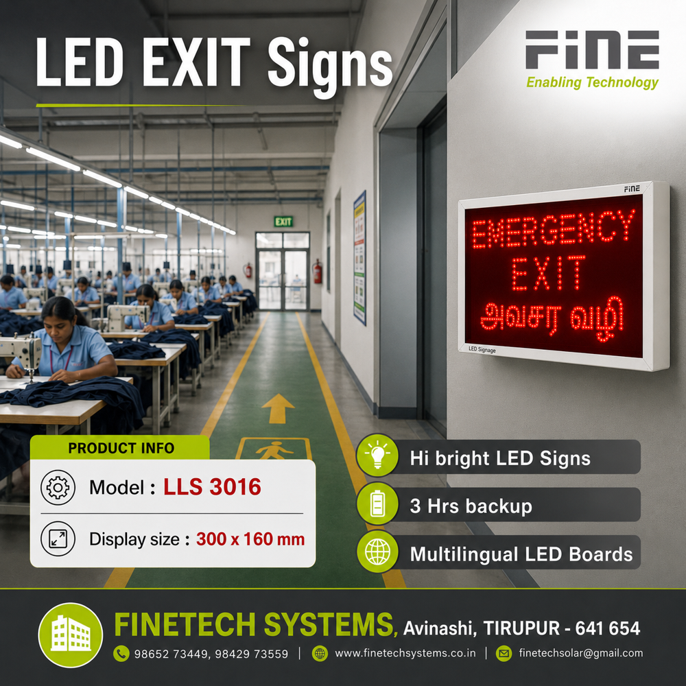 Emergency Exit ( English and Tamil )
