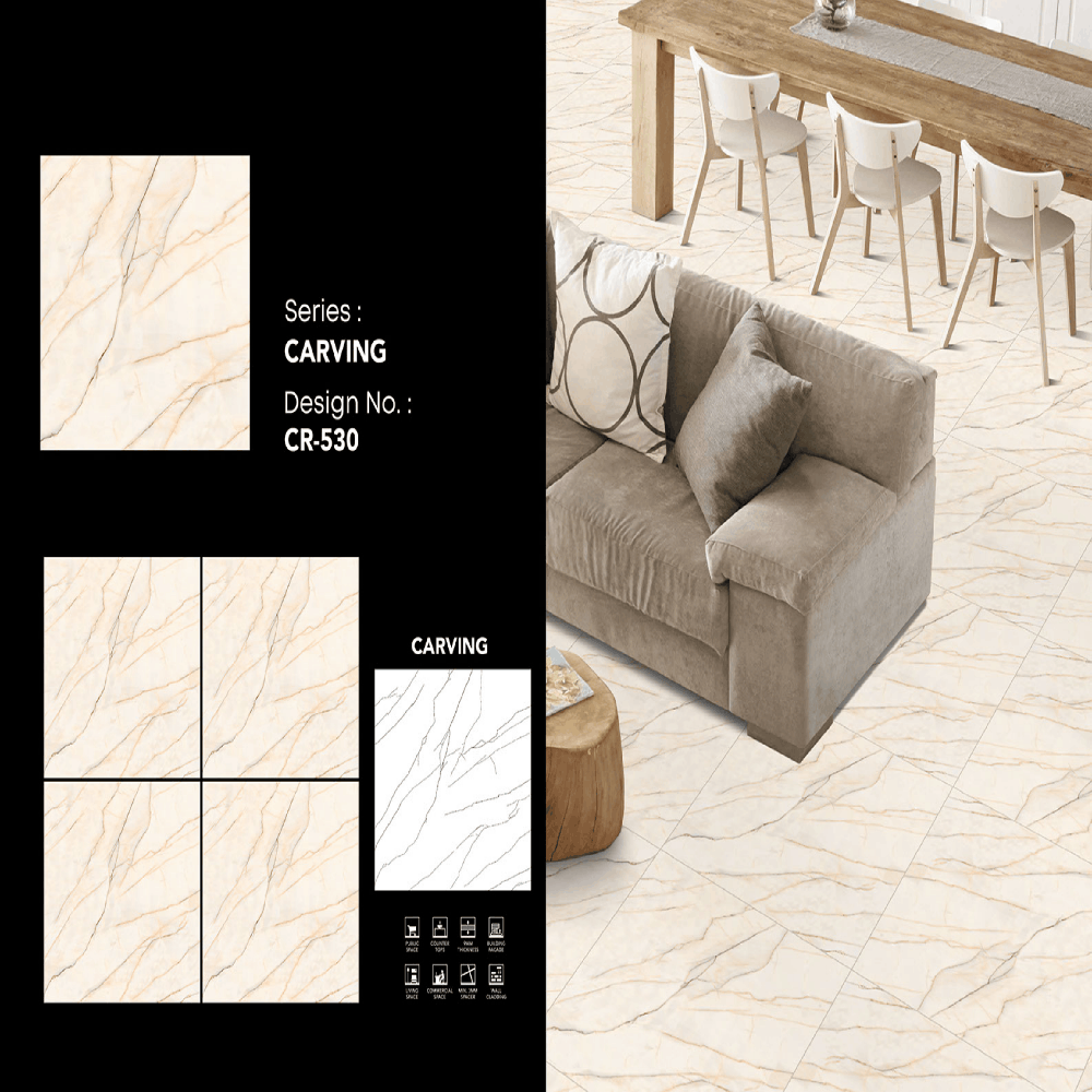 Carving Porcelain Tiles